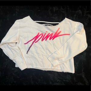 VS Pink crop sweater